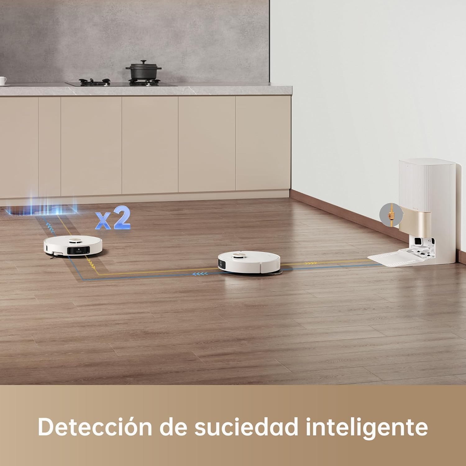 Dreame – X40 Ultra Complete Robot aspirador y fregasuelos negro con base automática y navegación inteligente para hogar - BricoandPool