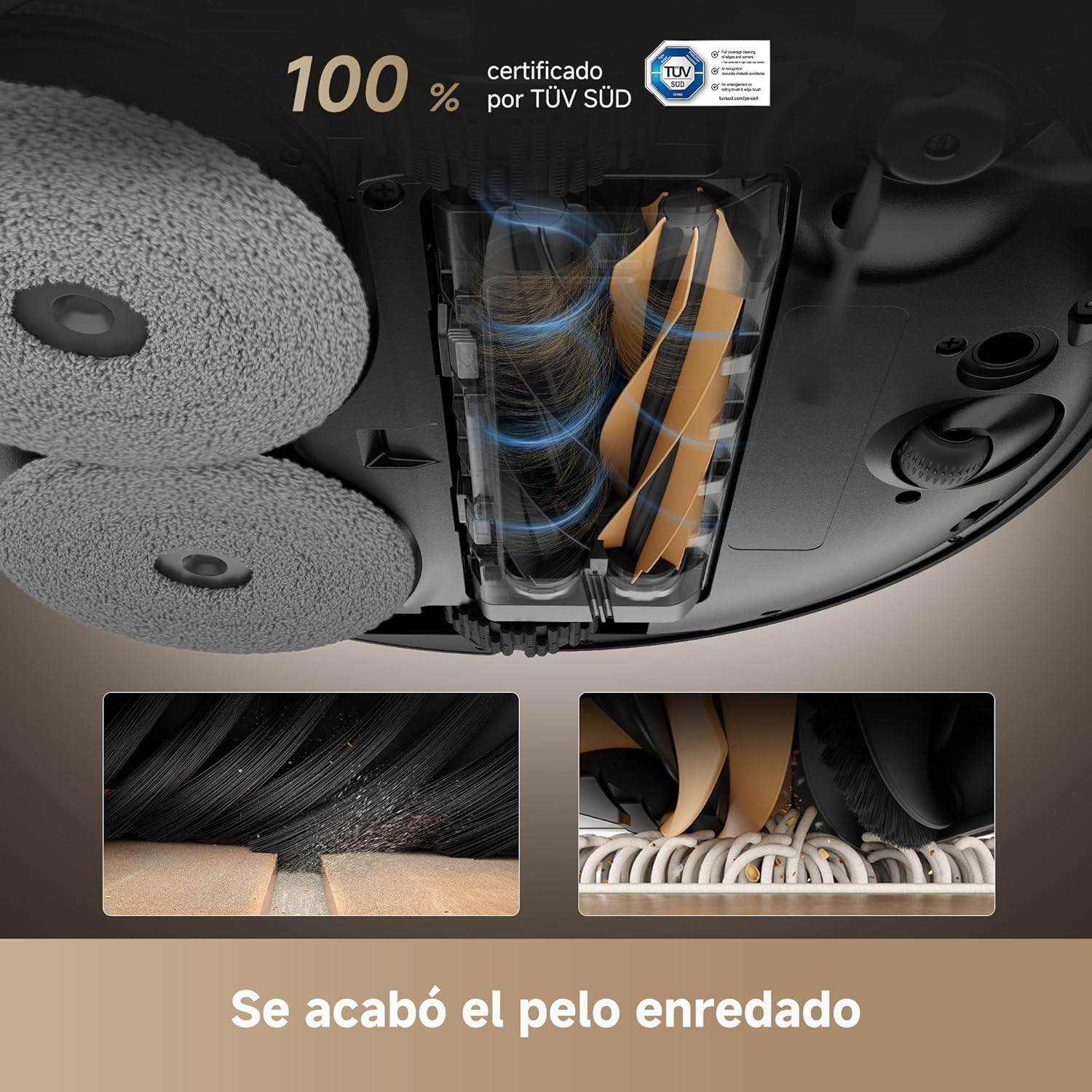 Dreame – X50 Ultra Complete Robot aspirador y fregasuelos negro con base automática para hogar - BricoandPool