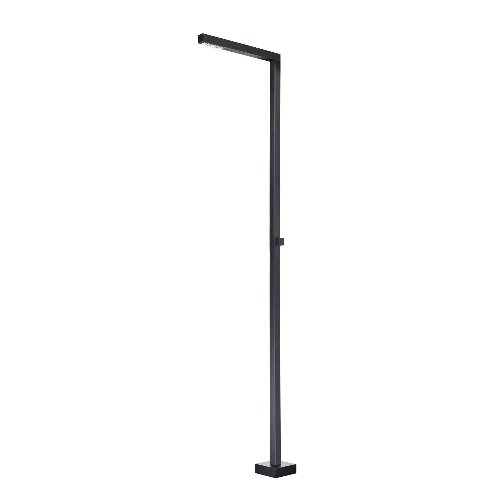 Ducha de piscina ALABAMA Negro mate - BricoandPool