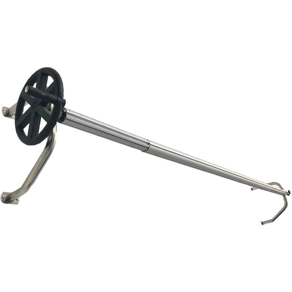 Enrollador de piscina telescopico para pared - BricoandPool