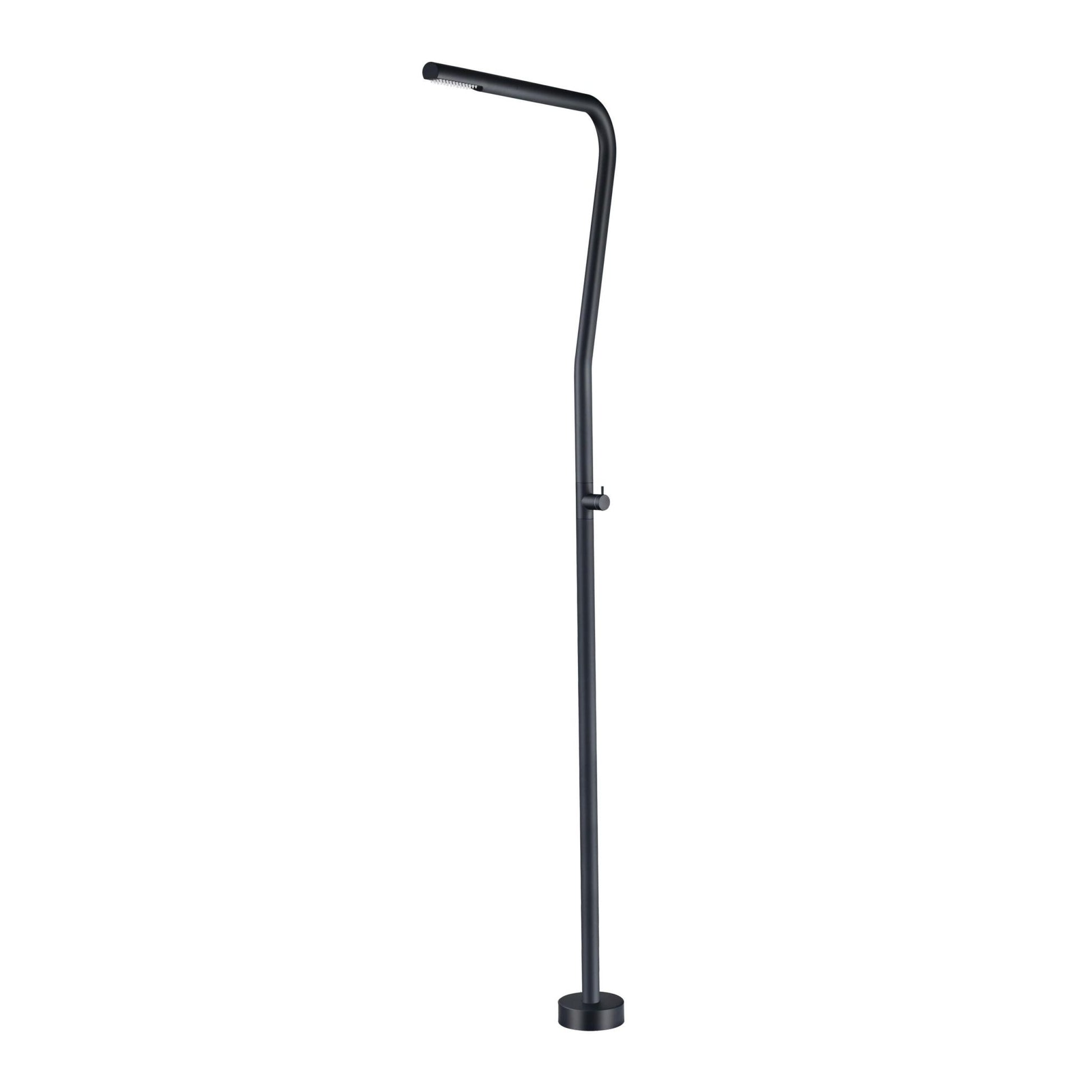 GDucha de piscina NEVADA Negro mate - BricoandPool
