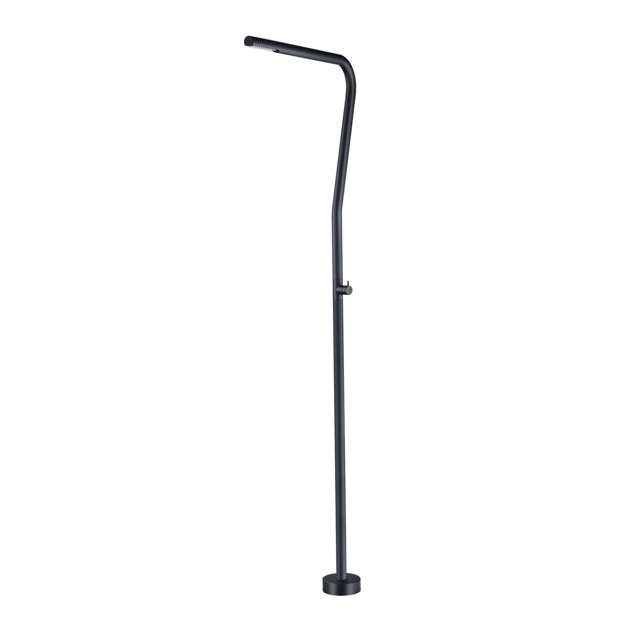 GDucha de piscina NEVADA Negro mate - BricoandPool