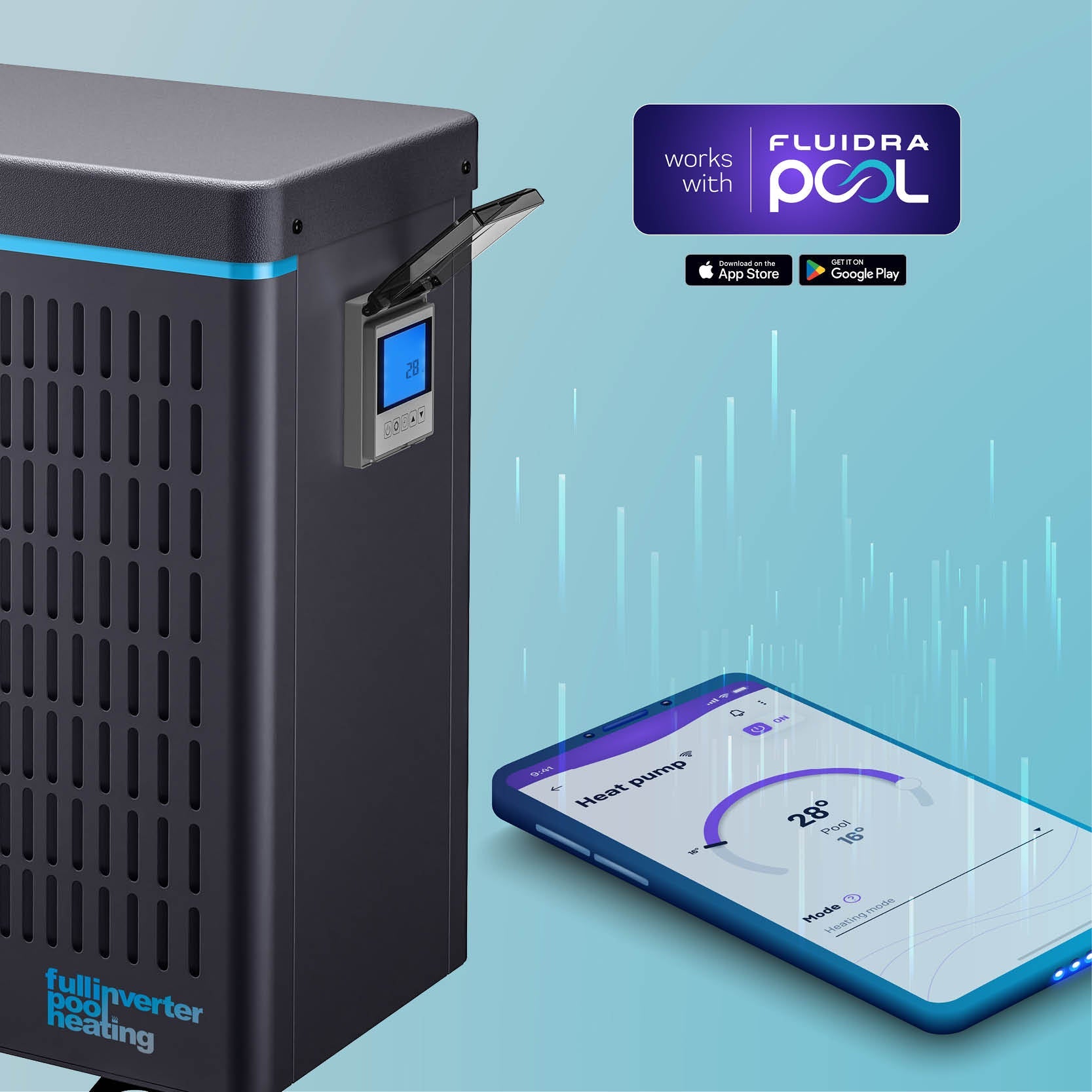 Gre - Bomba de calor de piscina Inverter HPGIC Wifi - BricoandPool