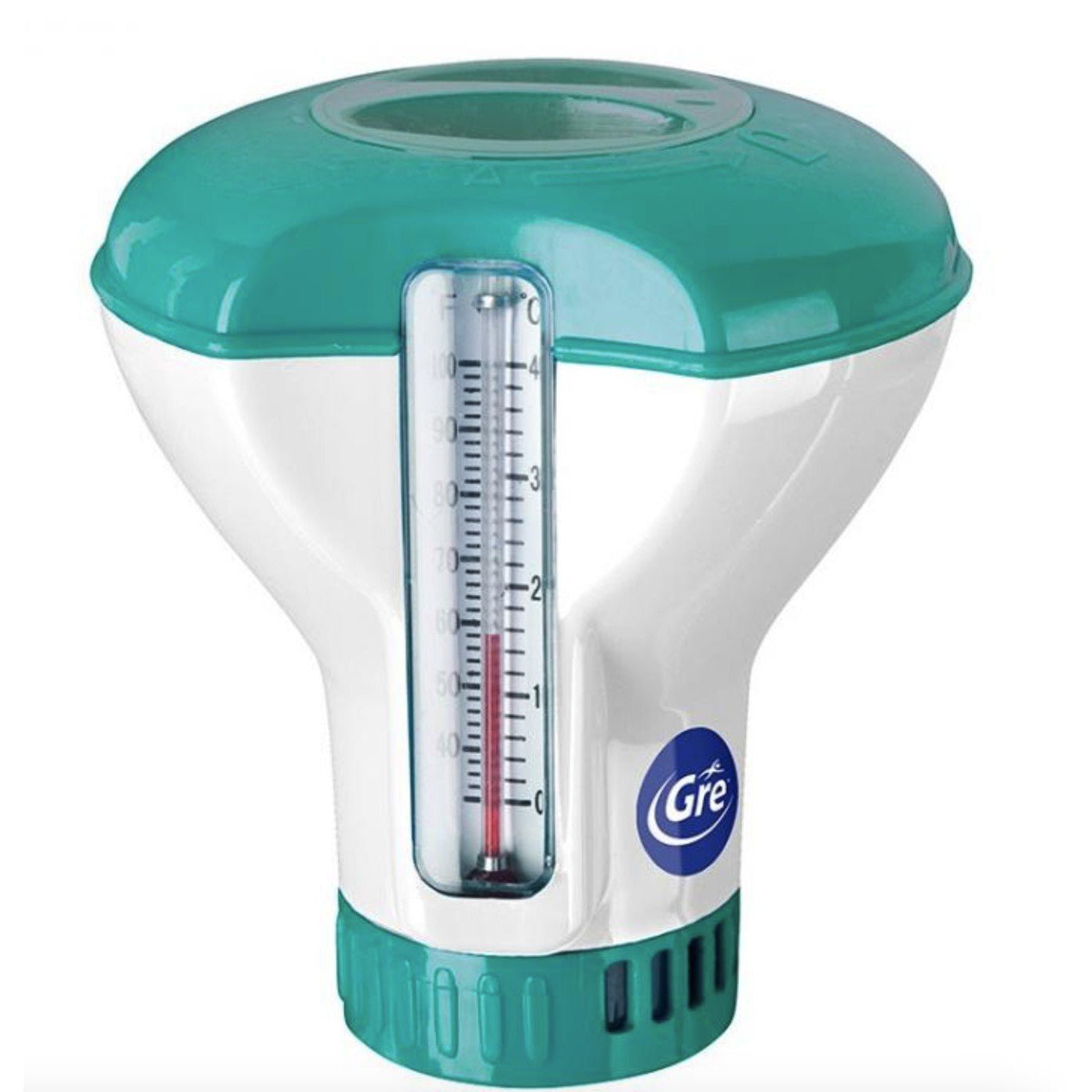Gre - Dosificador combi con termómetro pastillas 20g - BricoandPool