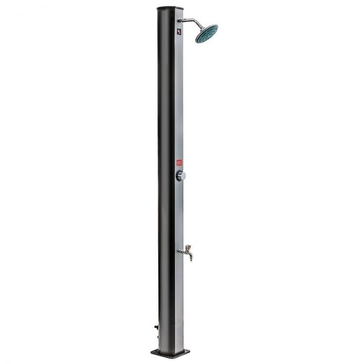 Gre - Ducha solar 35 litros PVC Frontal Silver - BricoandPool