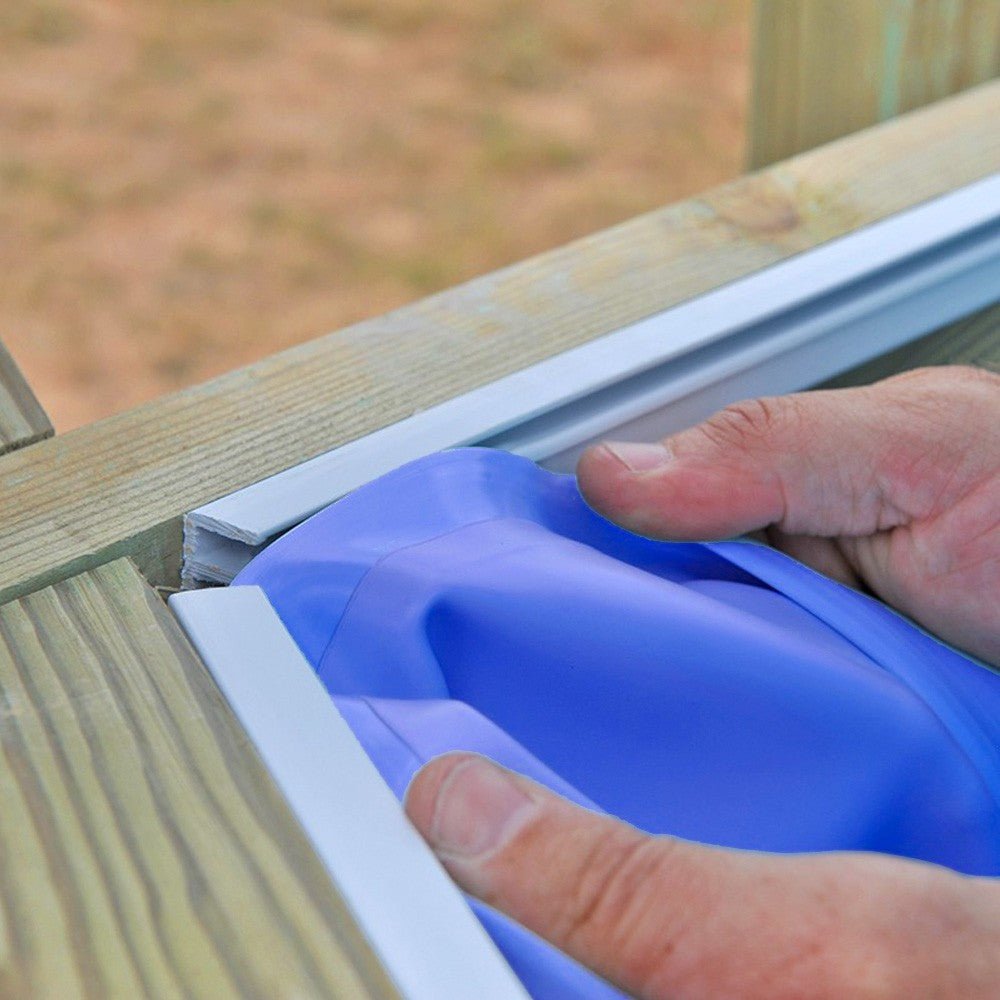 Gre - Liner para piscina de madera rectangular Sunbay - BricoandPool