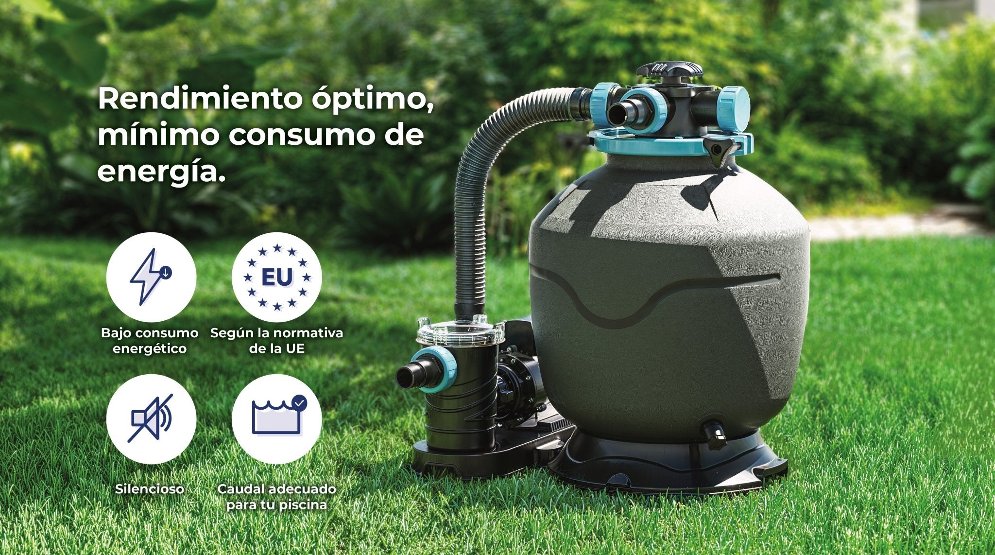 Gre - Piscina de madera Sunbay Evora 620x420x133 - BricoandPool