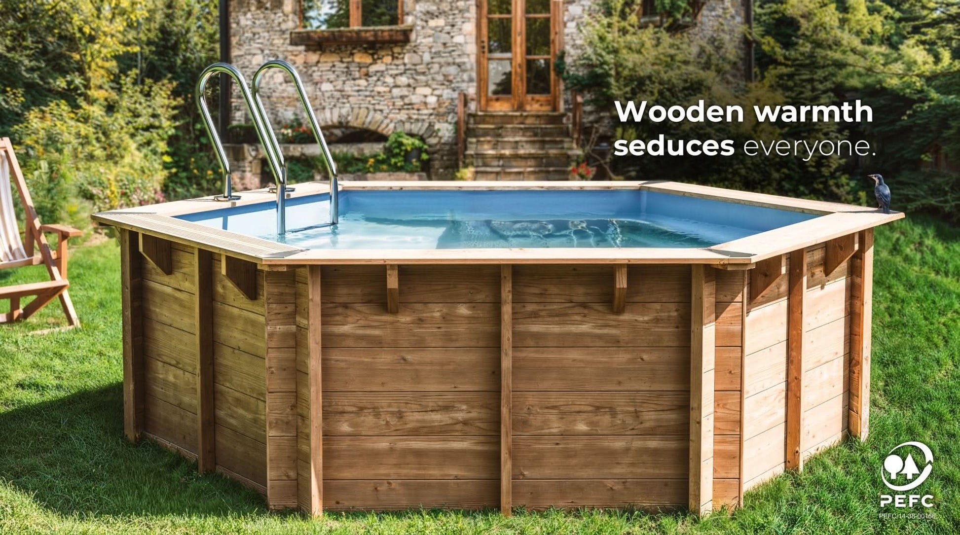 Gre - Piscina de madera Sunbay Vanille 2 400x119 - BricoandPool