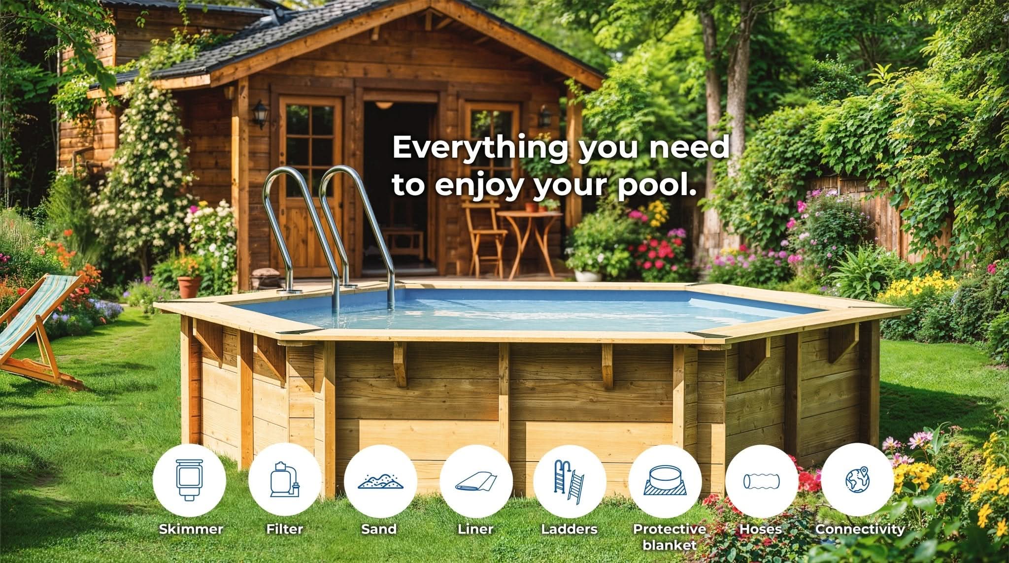 Gre - Piscina de madera Sunbay Vanille 2 400x119 - BricoandPool