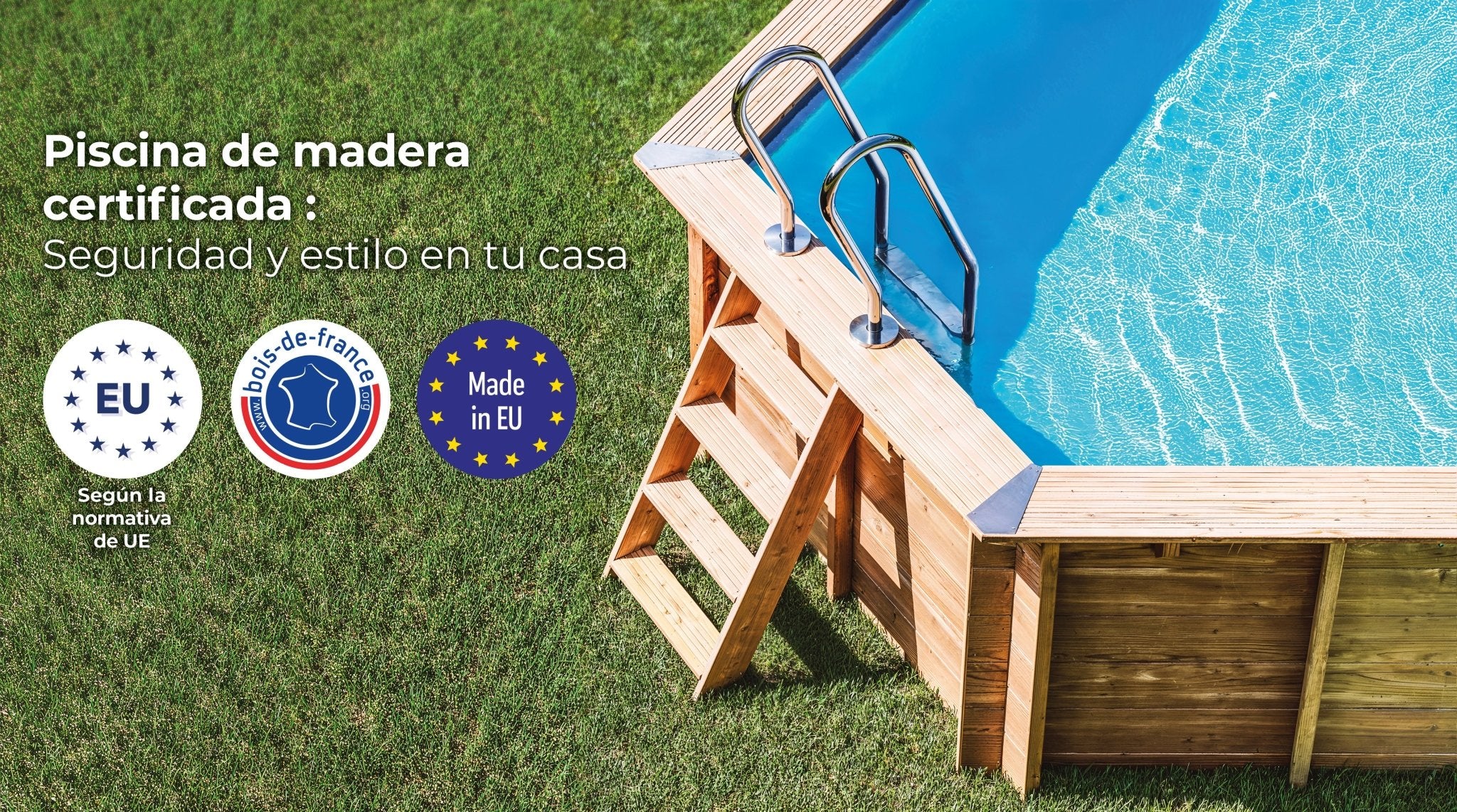 Gre - Piscina de madera Sunbay Vasto 428x136 - BricoandPool