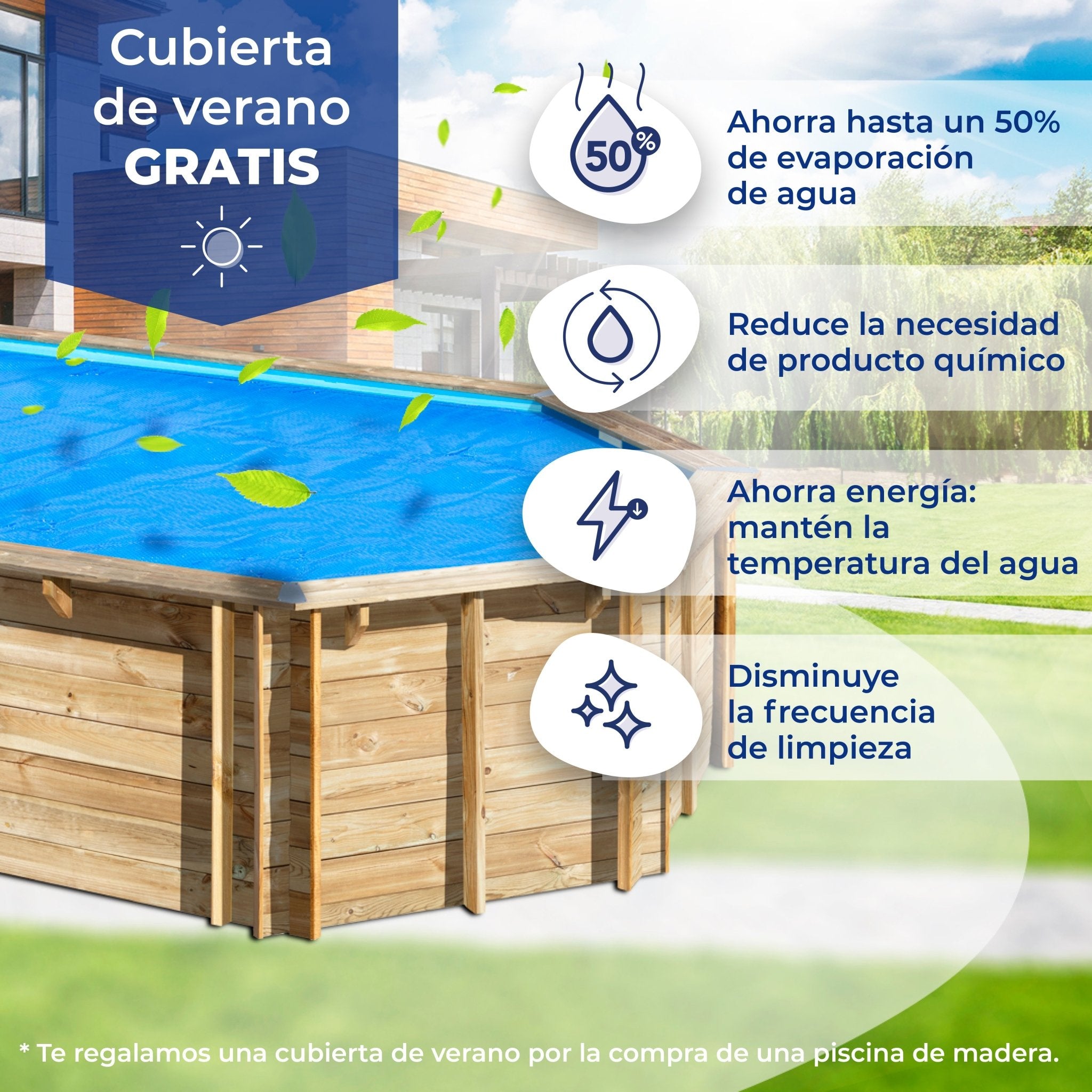 Gre - Piscina de madera Sunbay Vasto 428x136 - BricoandPool