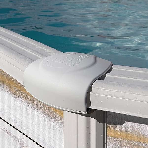 Gre - Piscina Groenlandia circular madera - BricoandPool