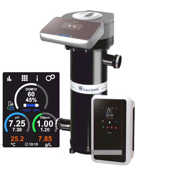 Idegis - Clorador salino Neolysis S2 S UV + electrólisis baja salinidad - BricoandPool