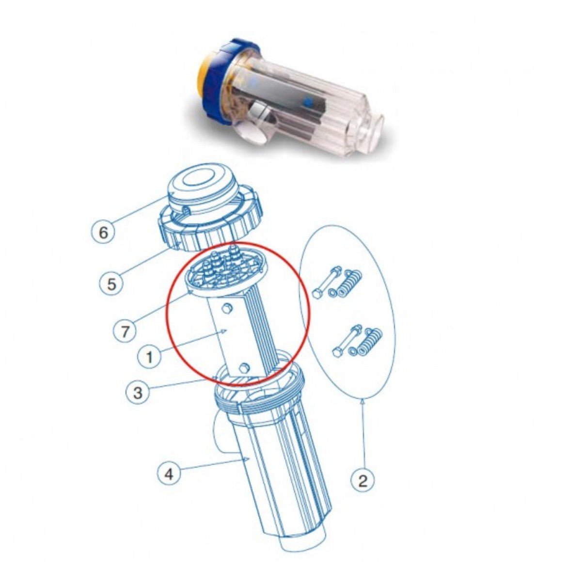 IDEGIS - Electrodo célula ADVANCE - BricoandPool