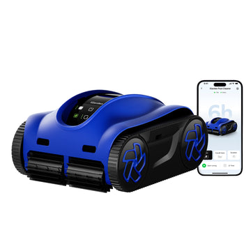 iGarden - K60 azul Robot Limpiafondos de piscina de batería sin cable - BricoandPool