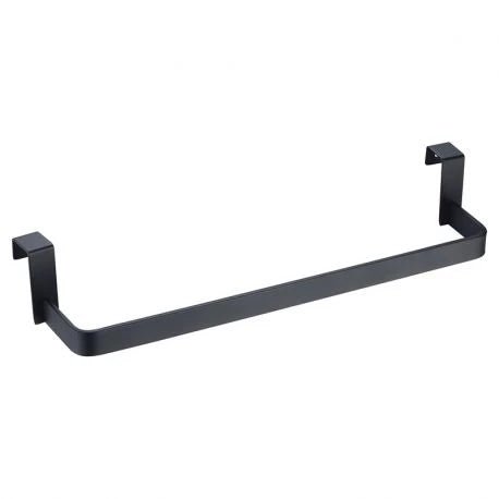 Imex - Barra toallero interior mueble negro mate - BricoandPool