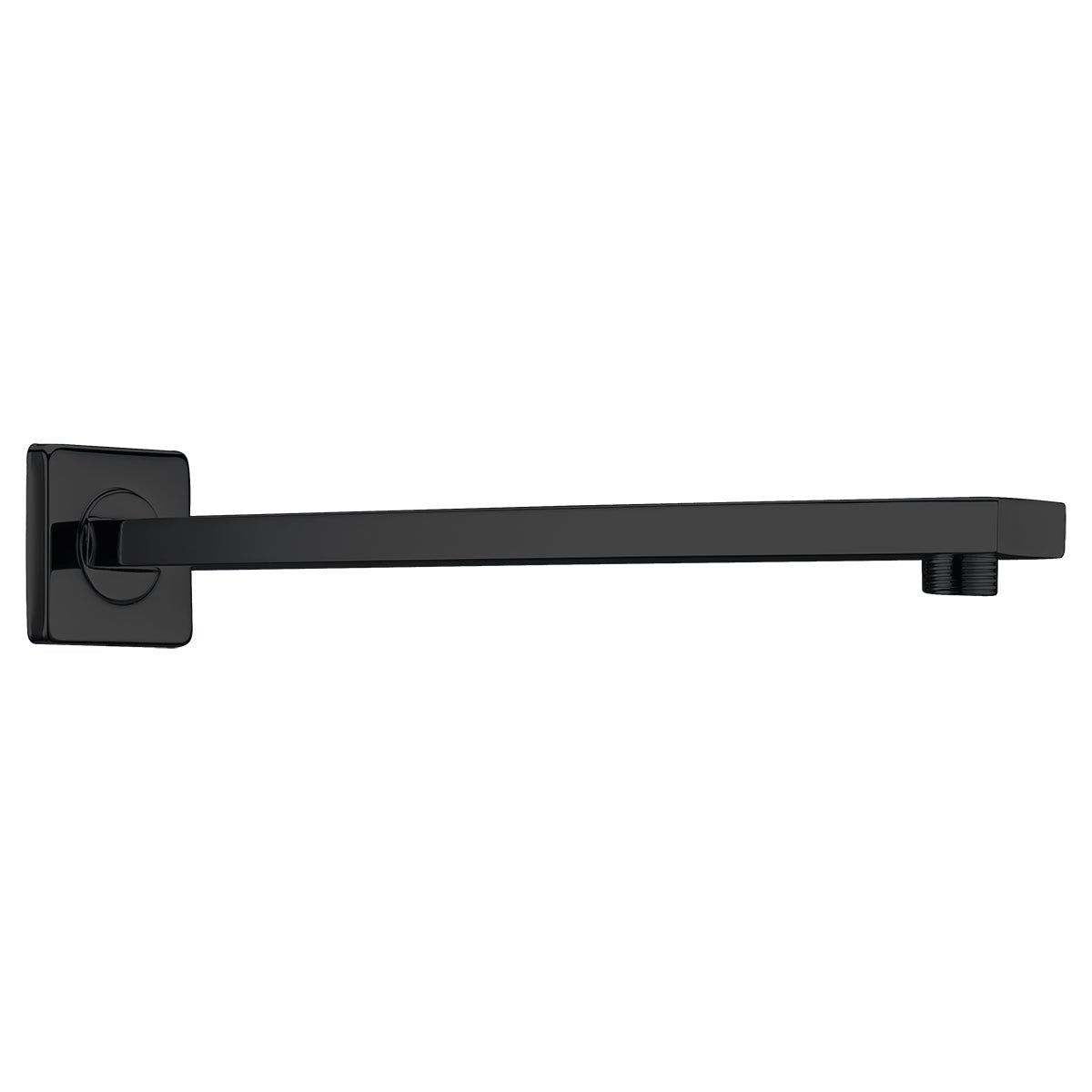 Imex - Brazo pared cuadrado negro mate - BricoandPool