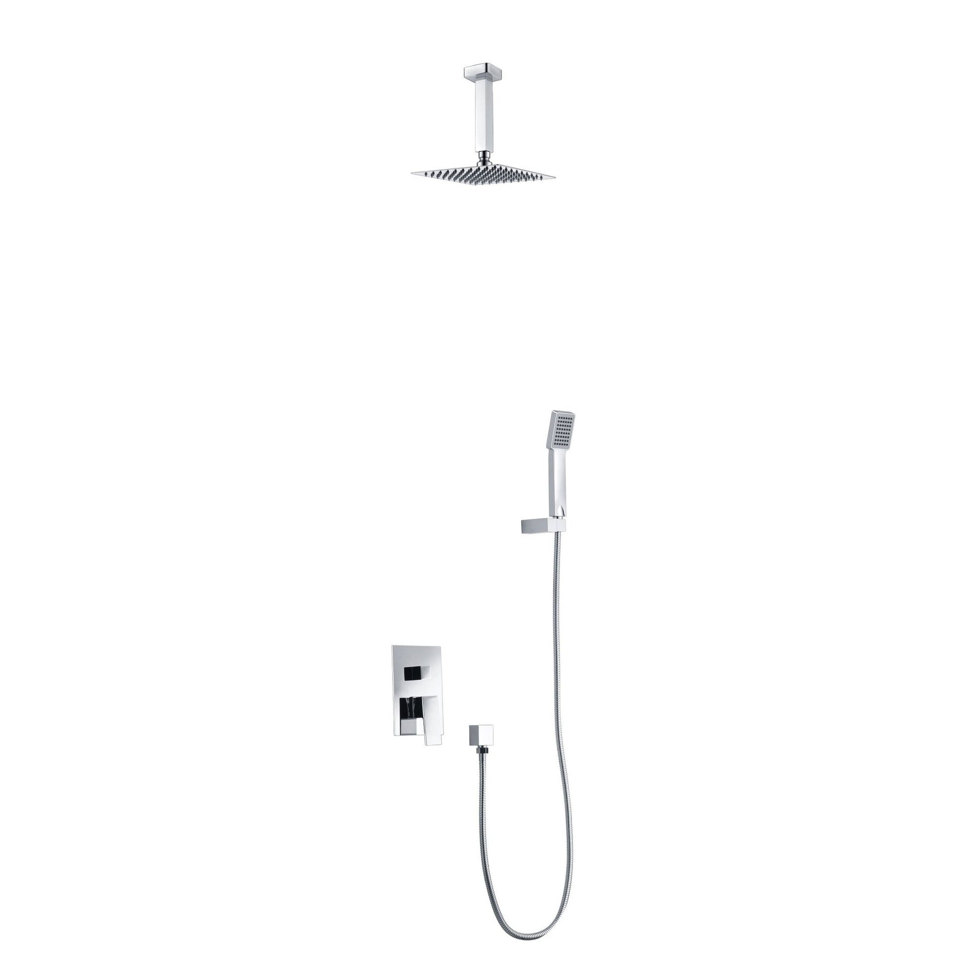 Imex - Conjunto de ducha empotrado monomando Berlín - BricoandPool