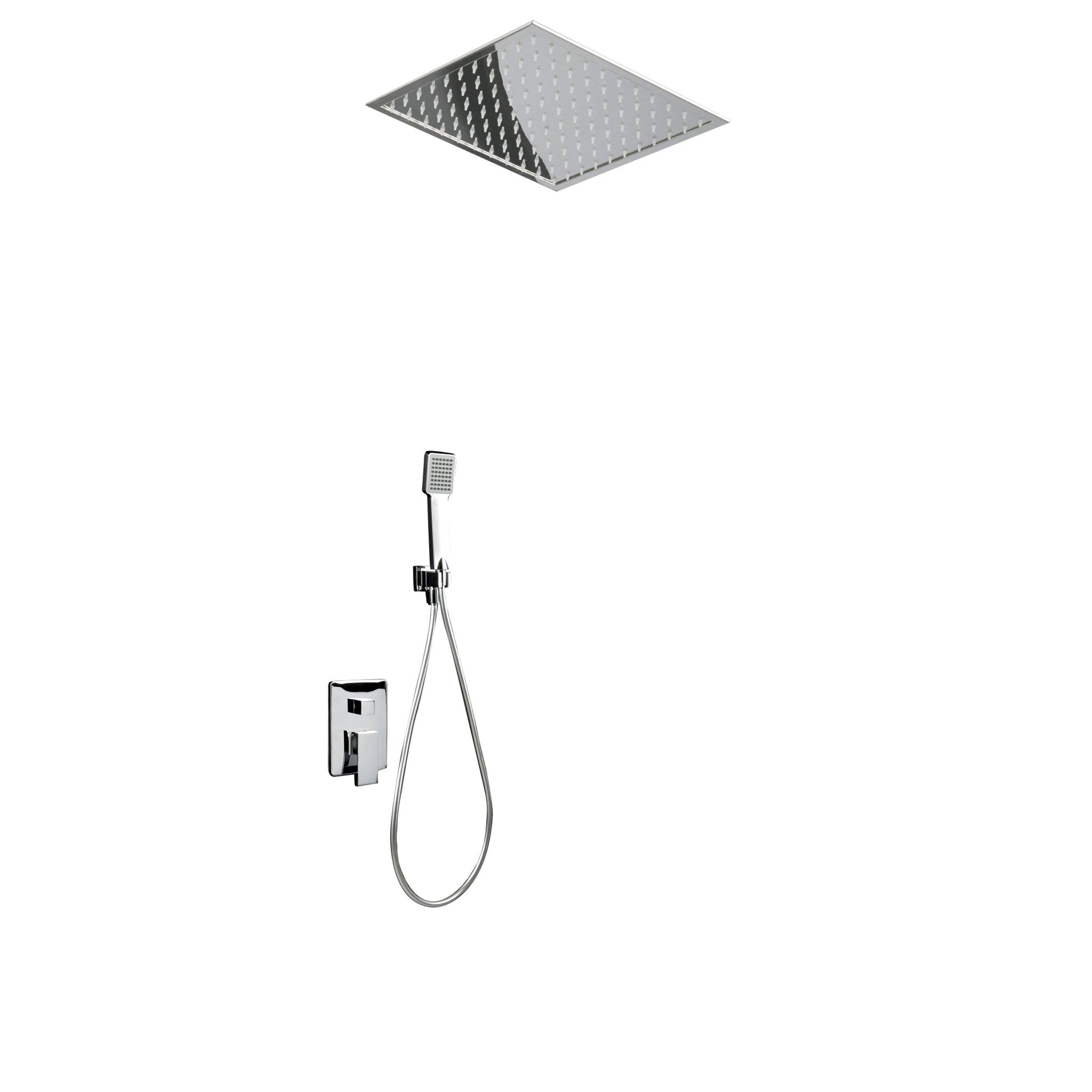 Imex - Conjunto de ducha empotrado monomando Gales - BricoandPool