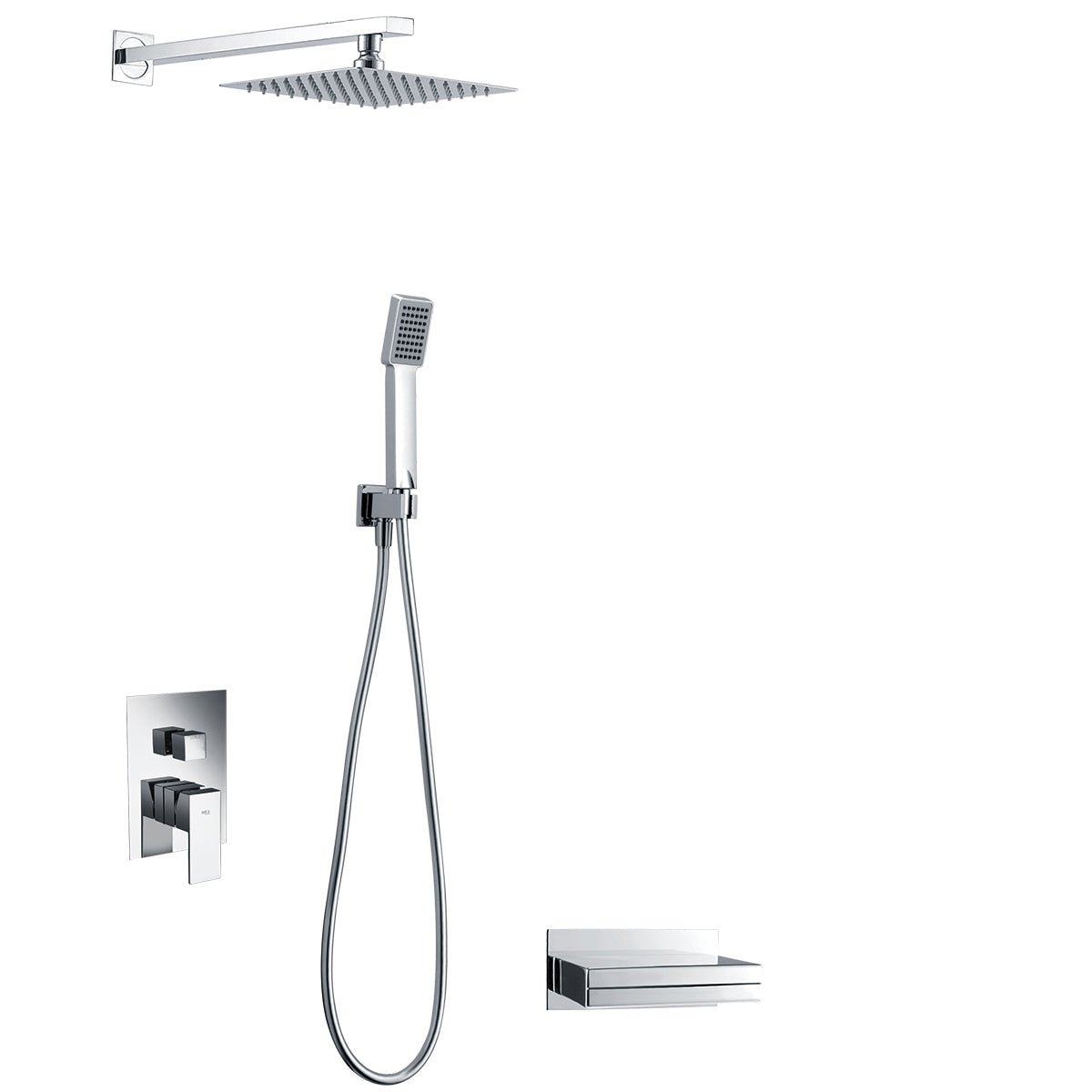 Imex - Conjunto de ducha empotrado monomando Java - BricoandPool
