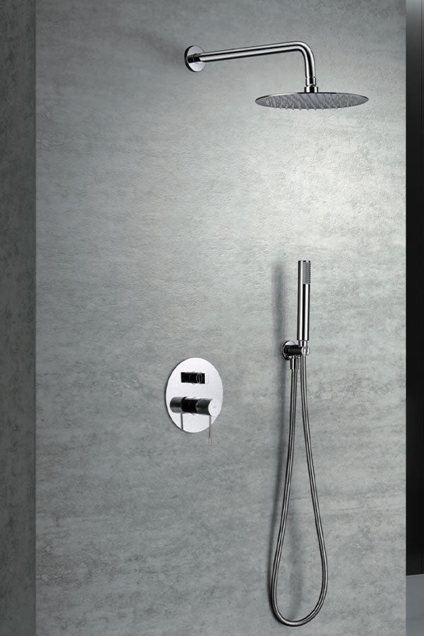Imex - Conjunto de ducha empotrado monomando Line - BricoandPool