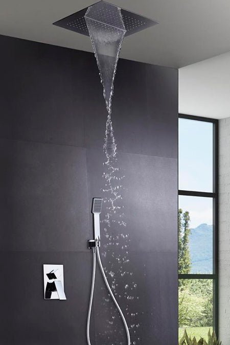 Imex - Conjunto de ducha empotrado monomando Málaga - BricoandPool