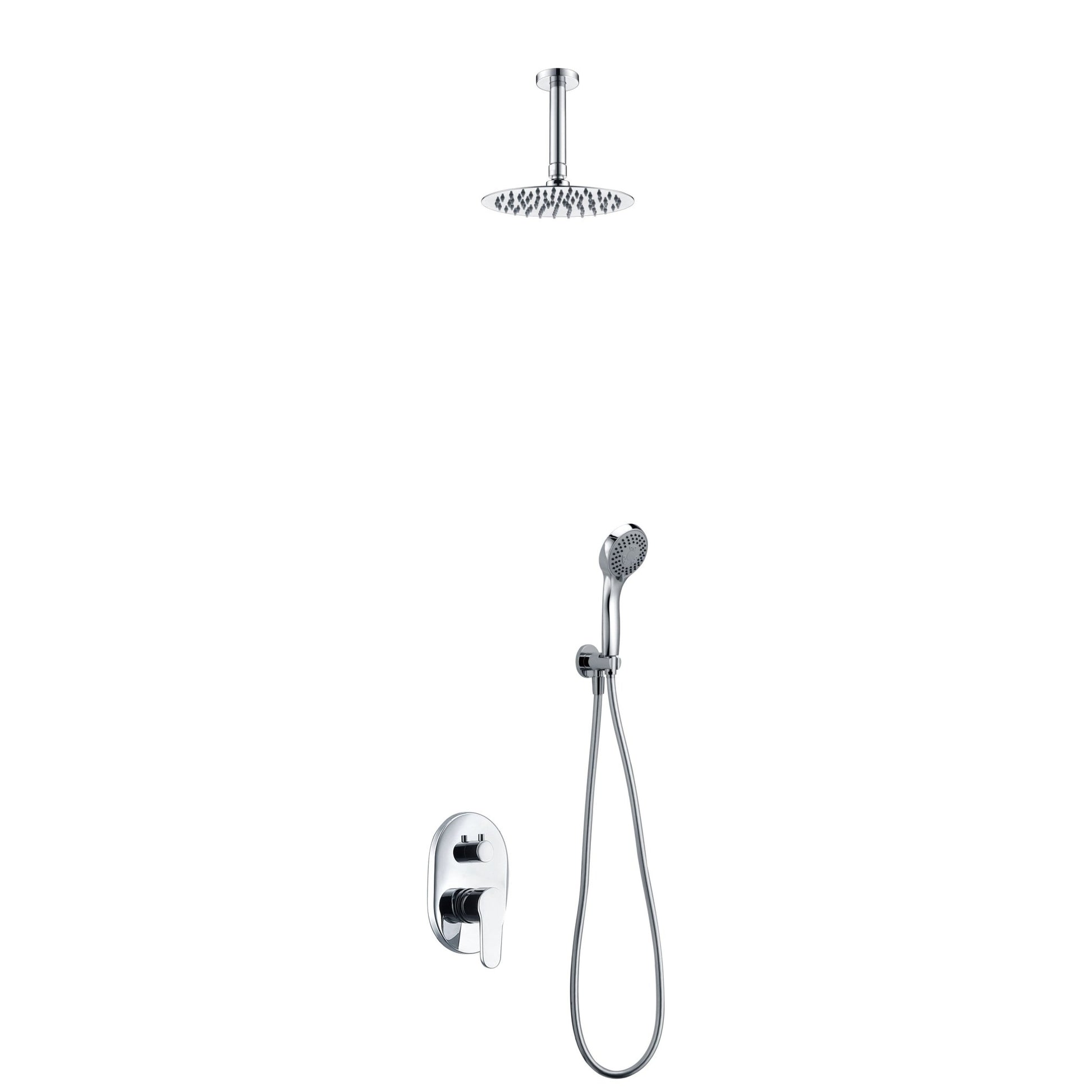 Imex - Conjunto de ducha empotrado monomando Mónaco - BricoandPool