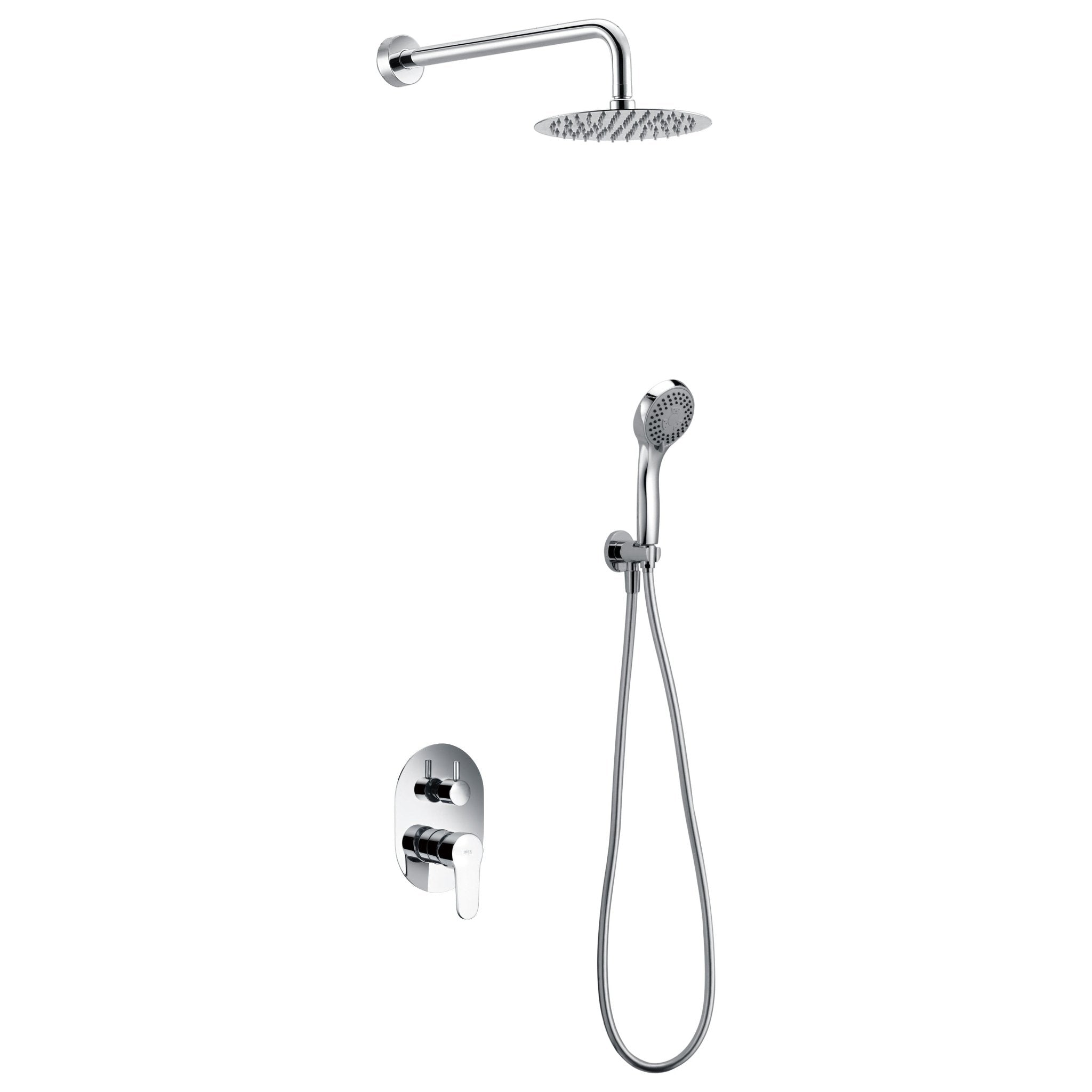 Imex - Conjunto de ducha empotrado monomando Oslo - BricoandPool