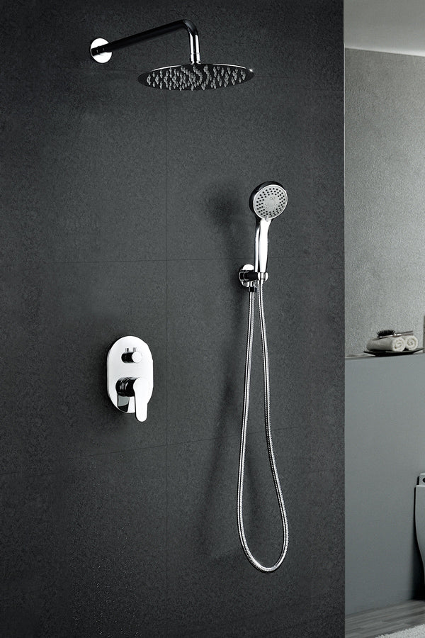 Imex - Conjunto de ducha empotrado monomando Oslo - BricoandPool