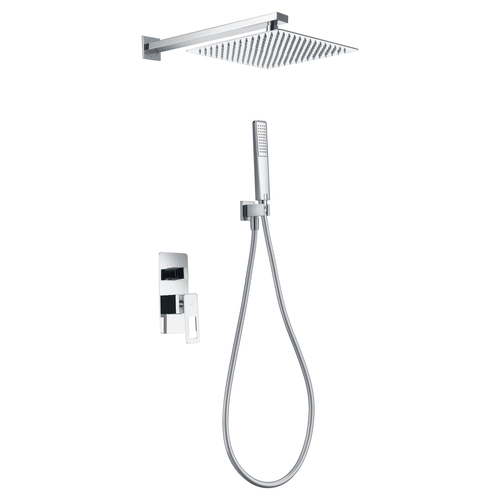 Imex - Conjunto de ducha empotrado monomando Suecia - BricoandPool