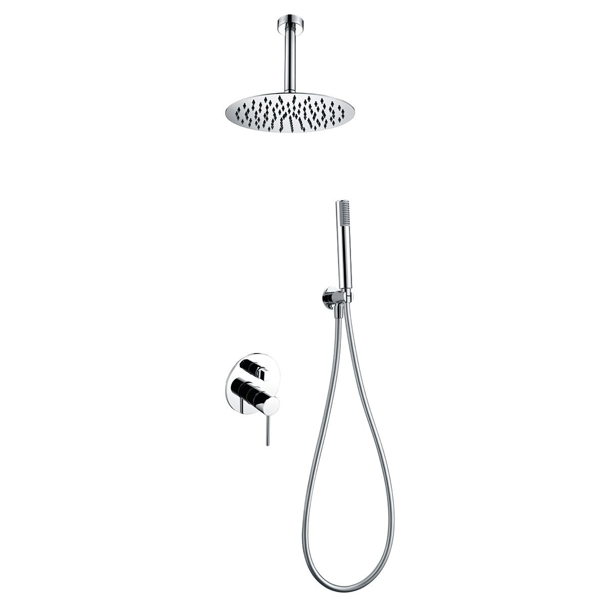 Imex - Conjunto de ducha empotrado monomando Thalos - BricoandPool