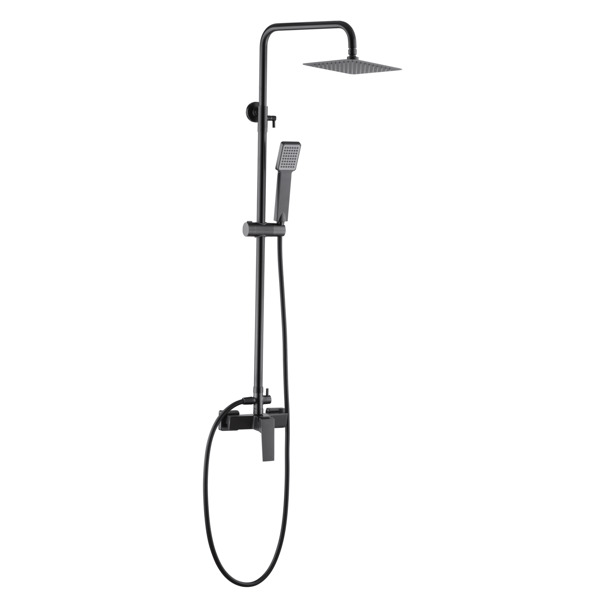 Imex - Conjunto ducha monomando Art black gun metal - BricoandPool