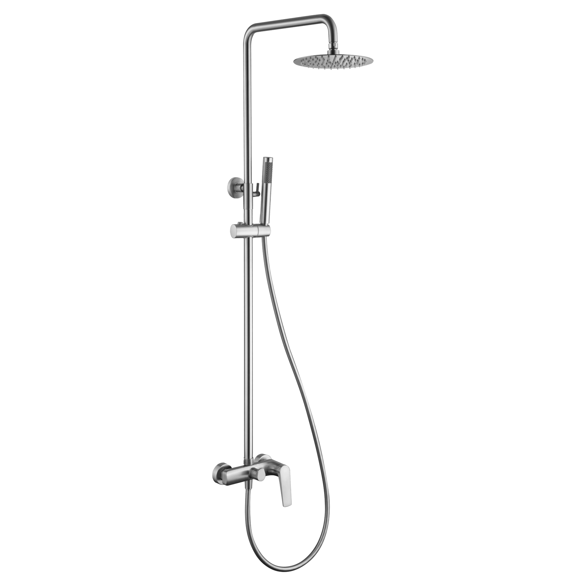 Imex - Conjunto ducha monomando Delos (acero S.316) - BricoandPool