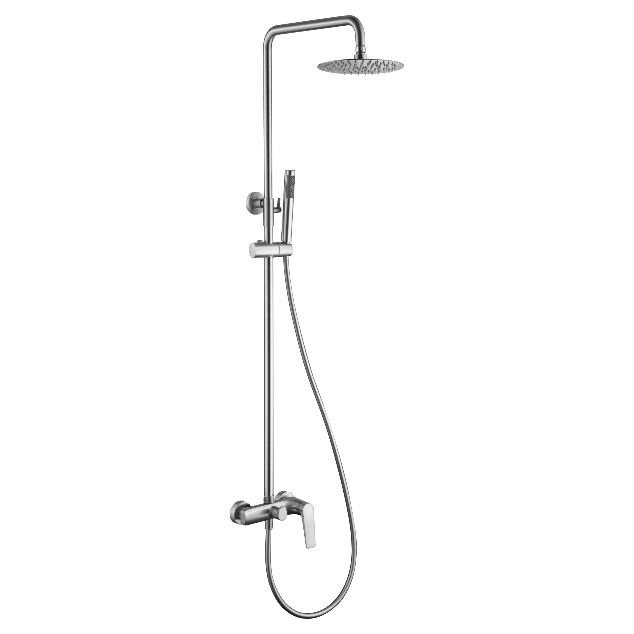 Imex - Conjunto ducha monomando Delos (acero S.316) - BricoandPool