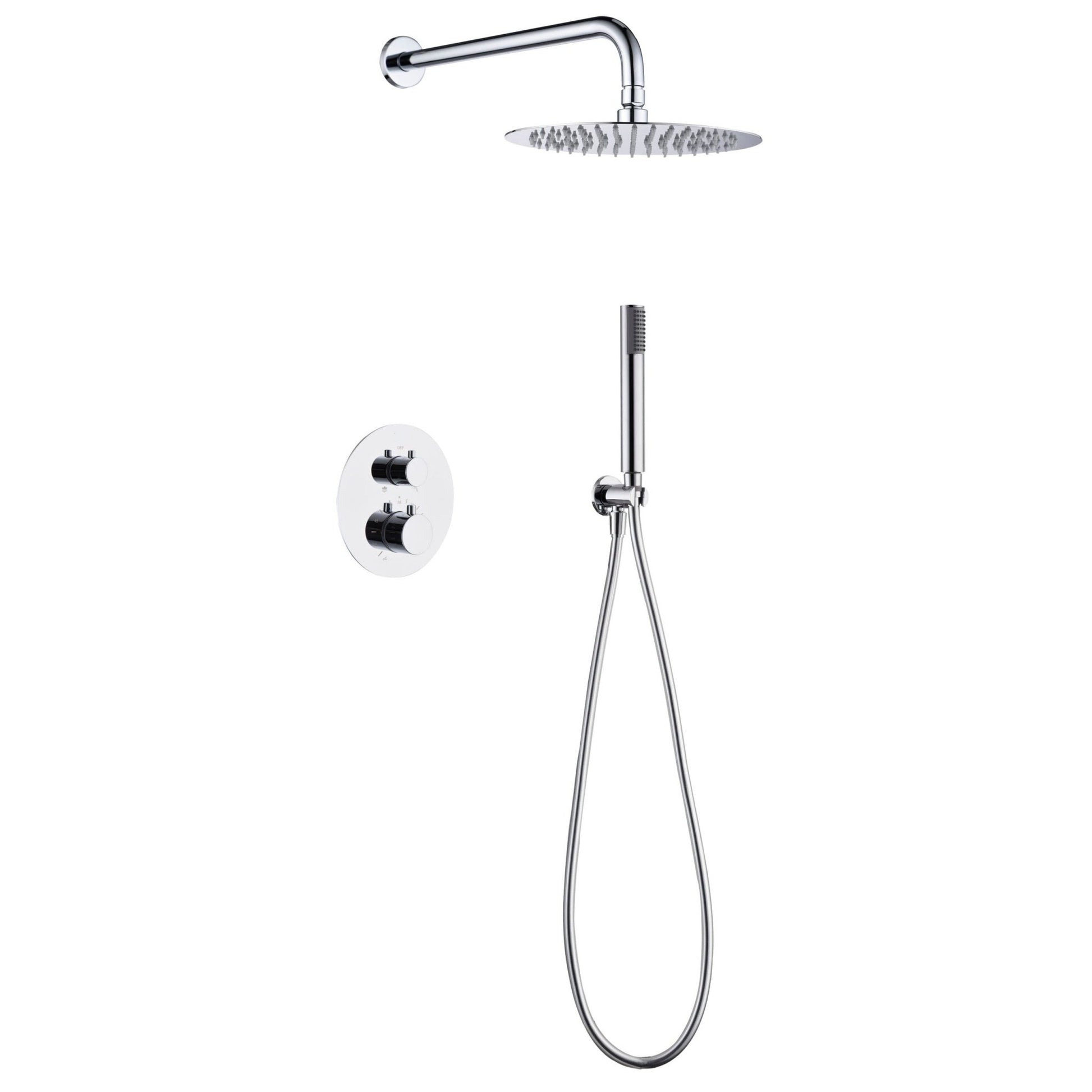 Imex - Conjunto ducha termostatico empotrado Monza - BricoandPool