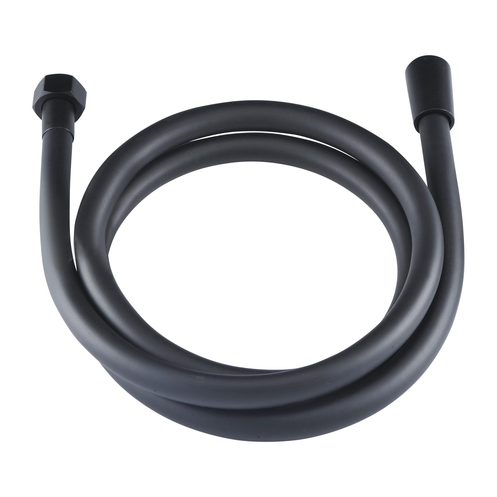 Imex - Flexo de ducha PVC 150cm negro mate - BricoandPool