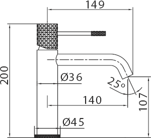 Imex – Génova grifo monomando de lavabo oro rosa cepillado - BricoandPool