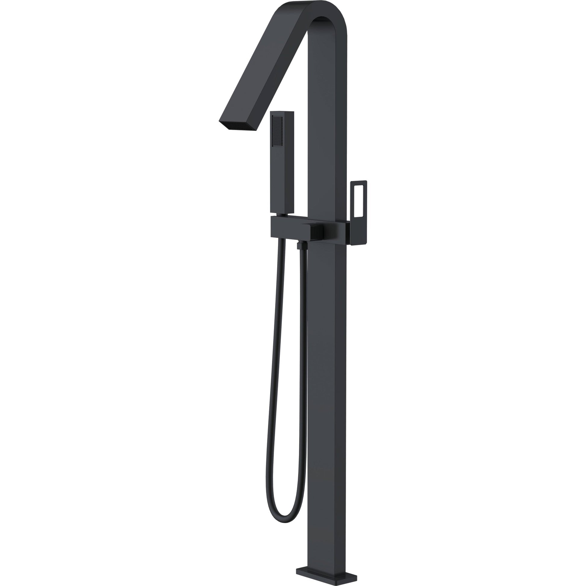 Imex - Grifo de bañera exenta Suecia negro mate - BricoandPool