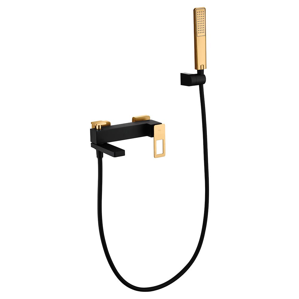 Imex - Grifo de baño/ducha Suecia negro oro brillo - BricoandPool