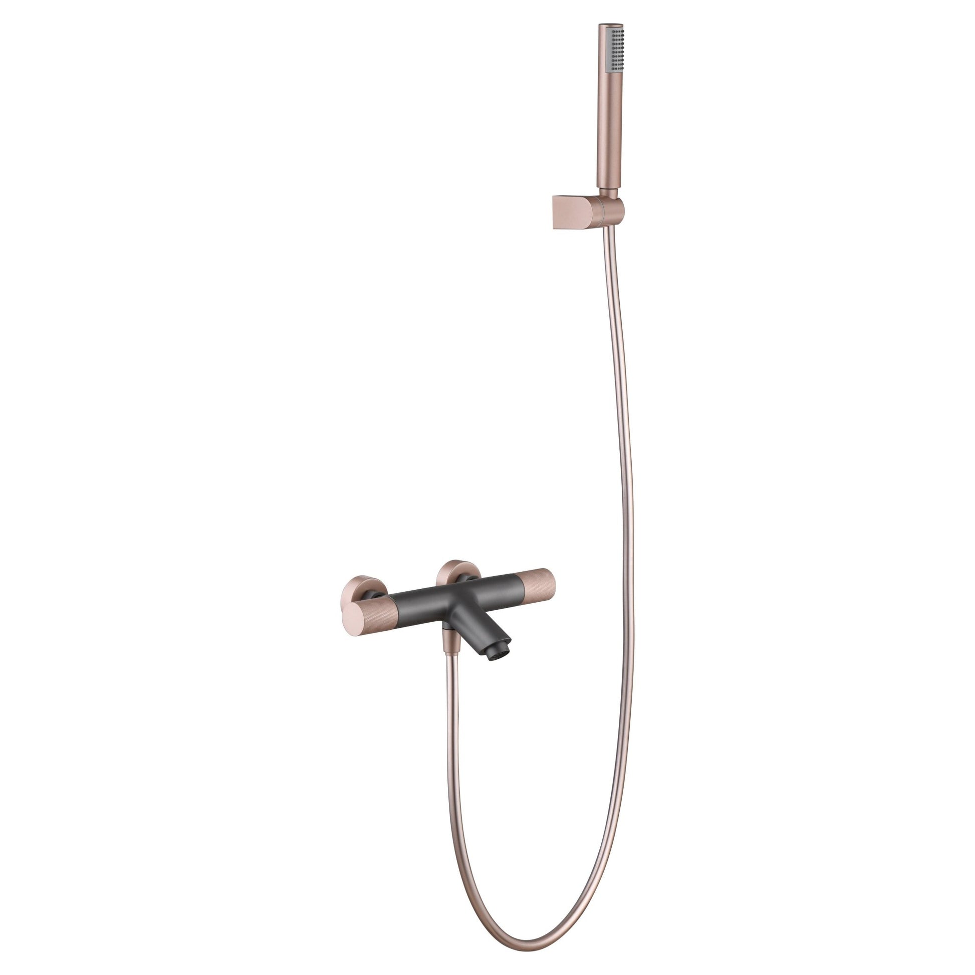 Imex - Grifo de baño/ducha termostático Line gris champagne - BricoandPool