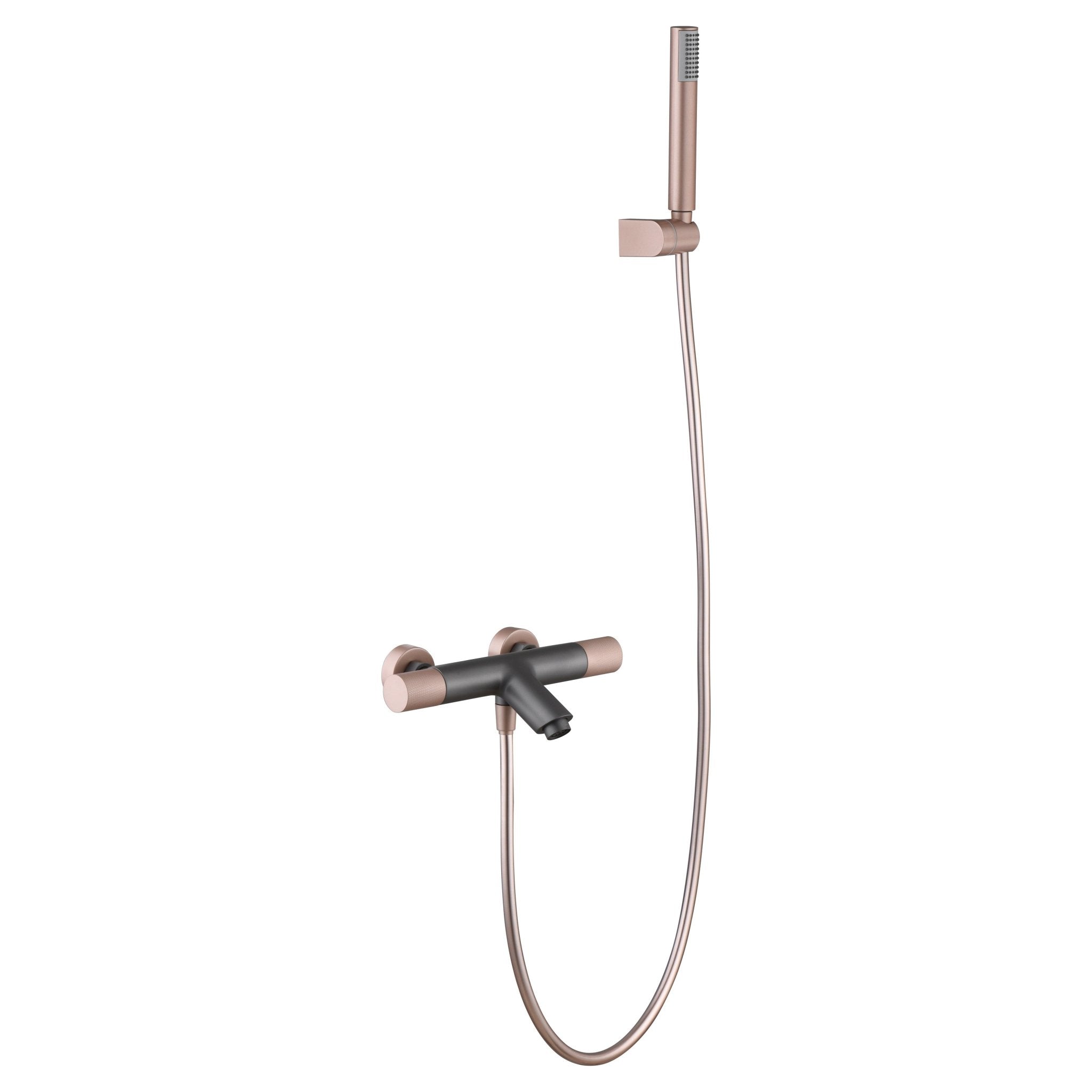 Imex - Grifo de baño/ducha termostático Line gris champagne - BricoandPool
