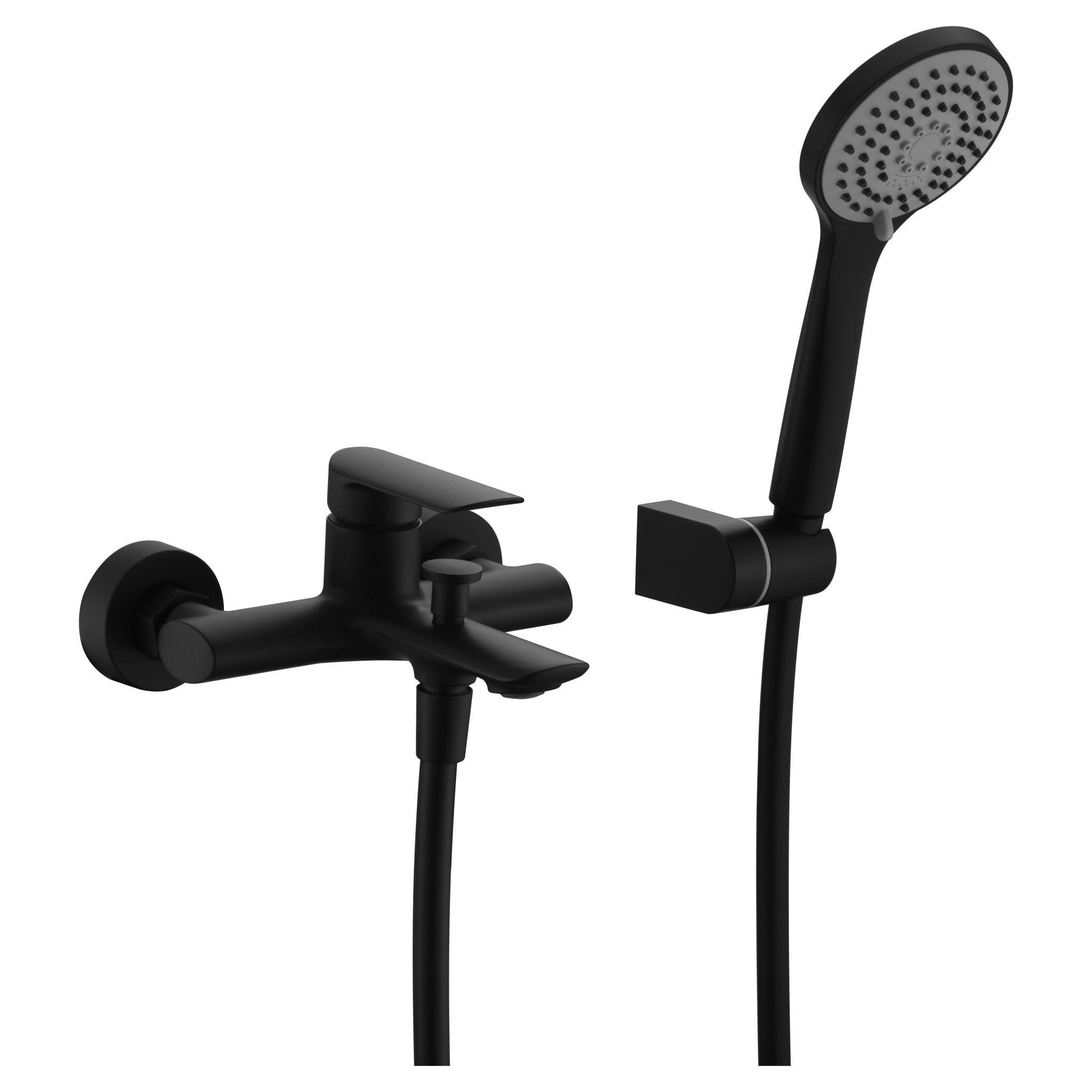 Imex - Grifo de baño/ducha Ural negro mate - BricoandPool