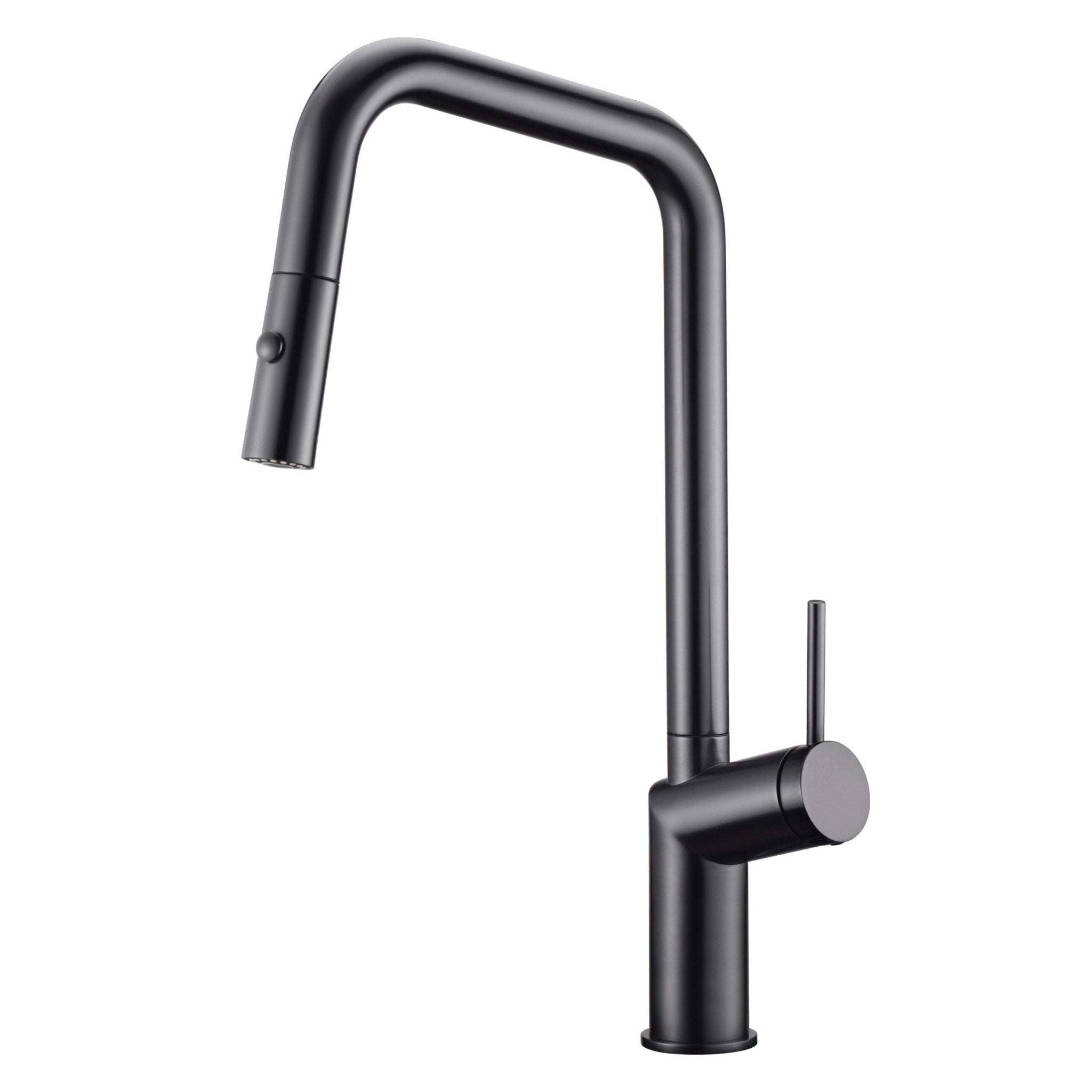 Imex - Grifo de cocina BONN black gun metal - BricoandPool
