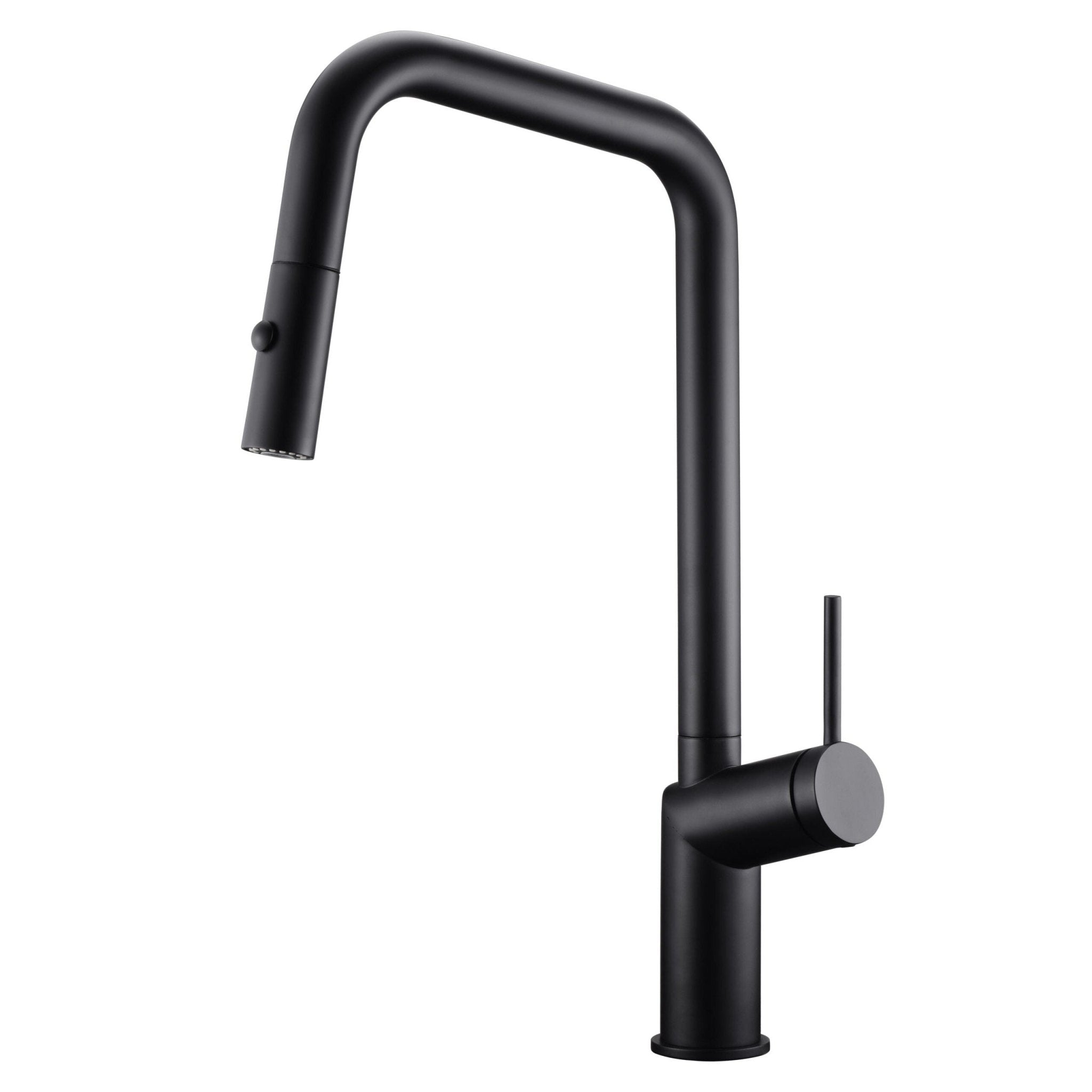 Imex - Grifo de cocina BONN negro mate - BricoandPool