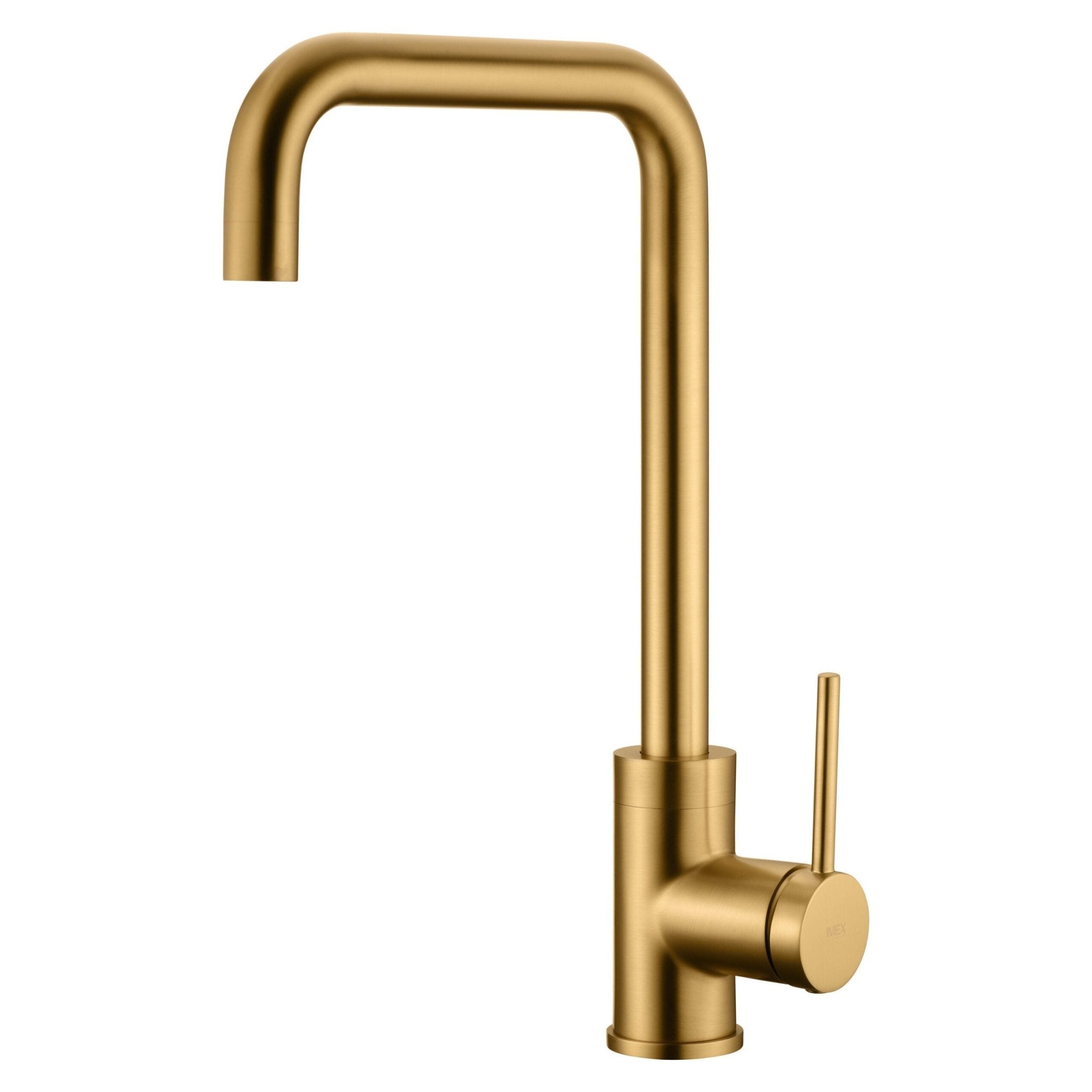 Imex - Grifo de cocina LOIRA oro cepillado - BricoandPool