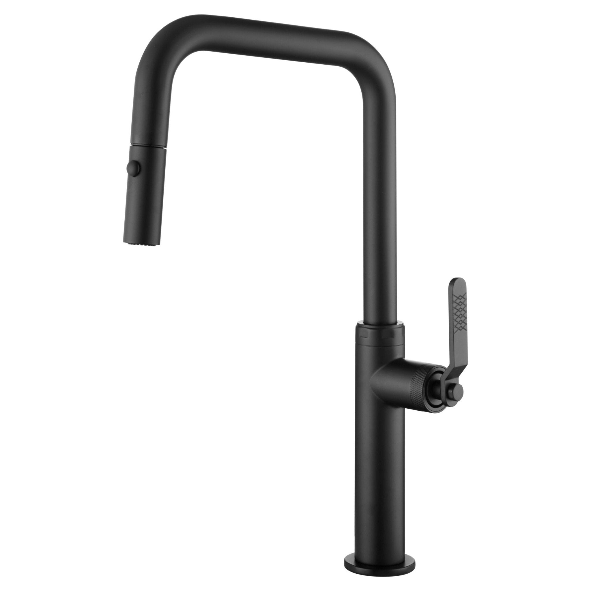Imex - Grifo de cocina NIZA negro mate - BricoandPool