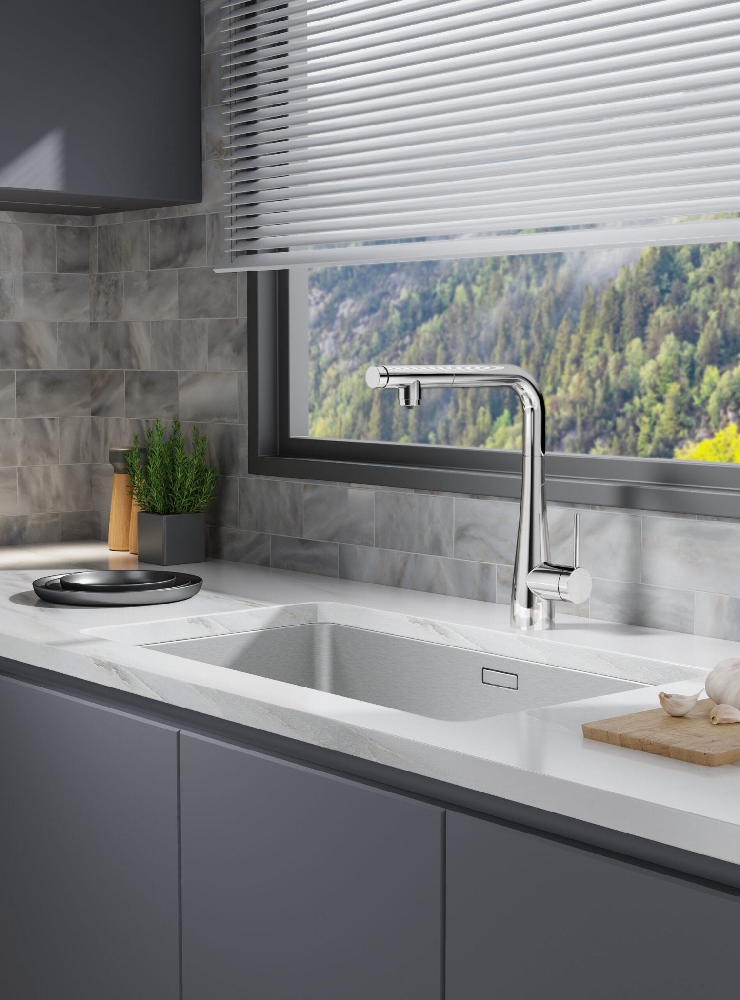 Imex - Grifo de cocina SPLIT para osmosis - BricoandPool