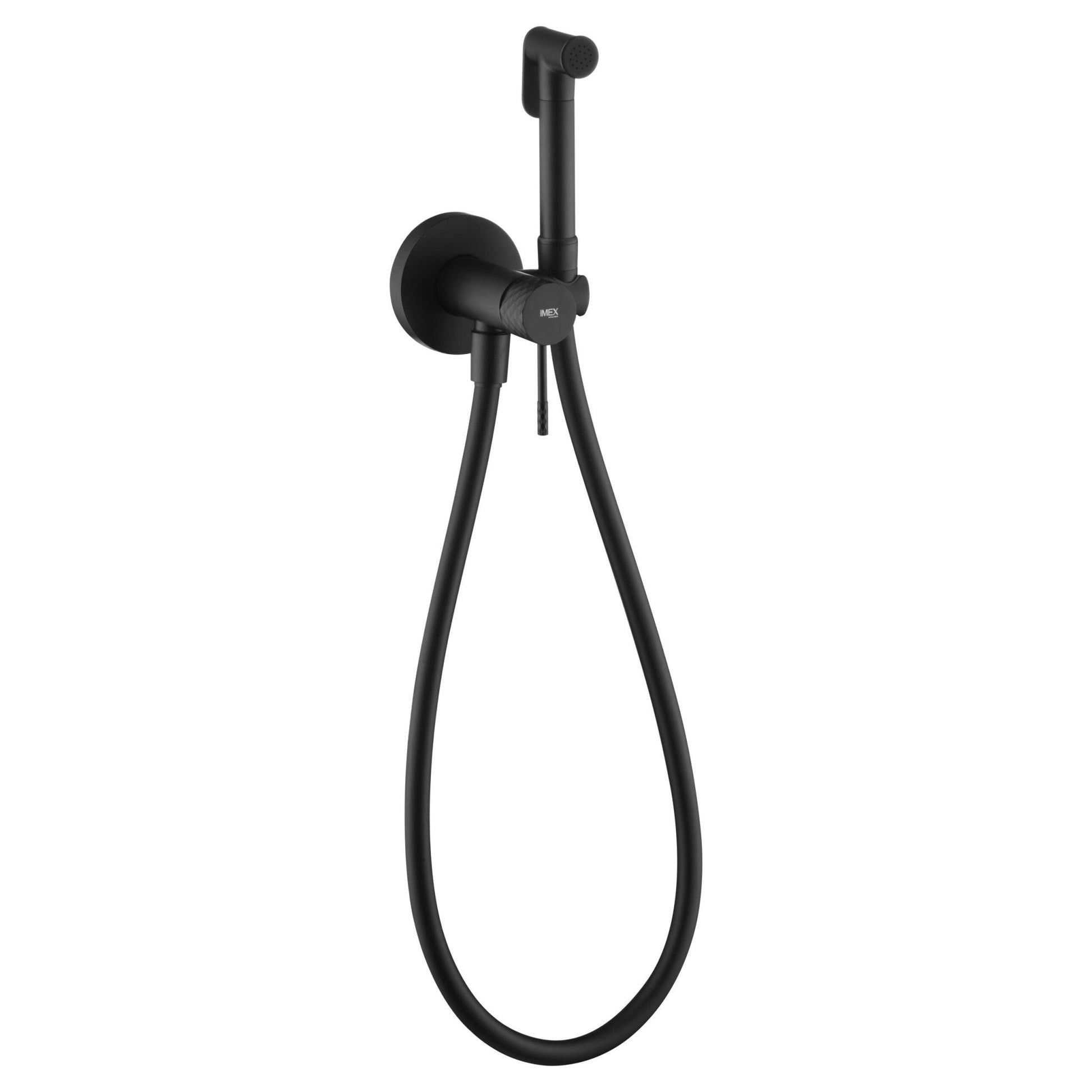 Imex - Grifo empotrado de bidé Génova negro mate - BricoandPool