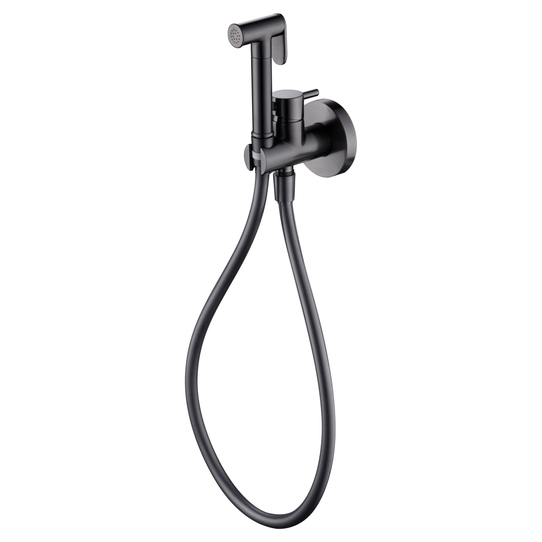 Imex - Grifo empotrado de bidé Munich black gun metal - BricoandPool