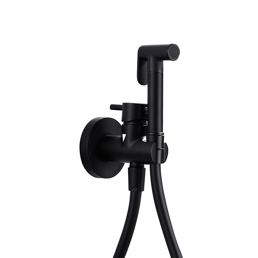 Imex - Grifo empotrado de bidé Munich negro mate - BricoandPool